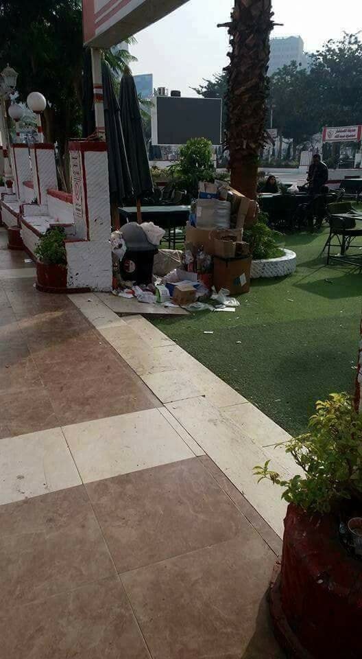 القمامة فى نادى الزمالك