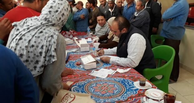 تحليل مخدرات لعاملين نادى الزهور