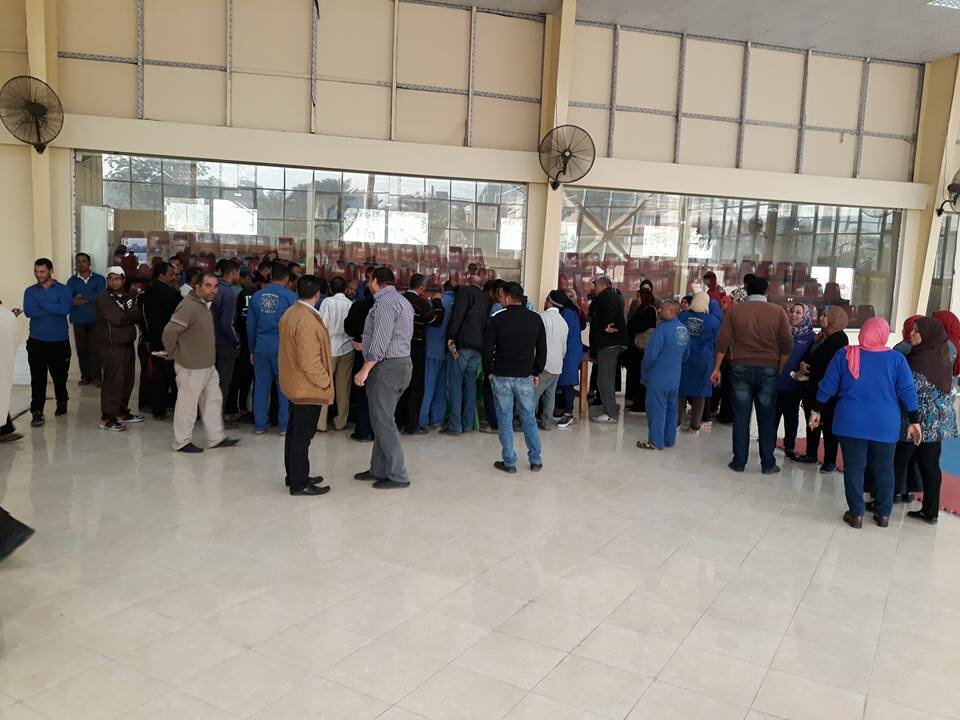 تحليل مخدرات لعاملين نادى الزهور