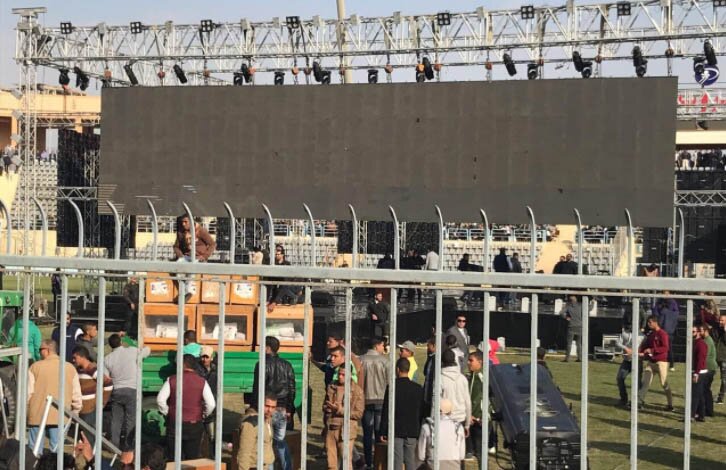 مؤتمر نادى بتروسبورت لدعم السيسى للترشح للرئاسة