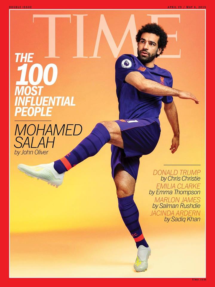 محمد صلاح من أكثر 100 شخصية مؤثرة في العالم