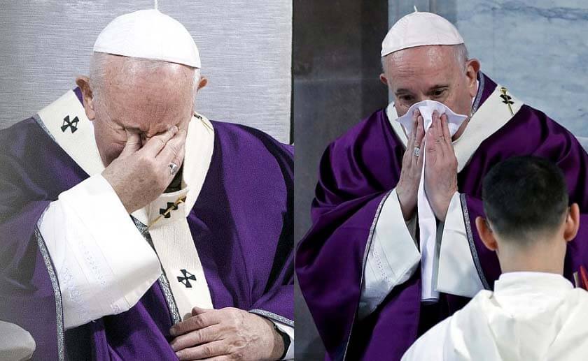مرض بابا الفاتيكان