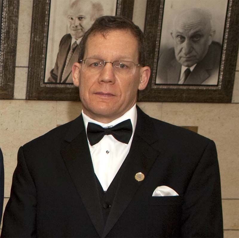 تشارلز ليبر في حفل توزيع الجوائز في القدس عام 2012