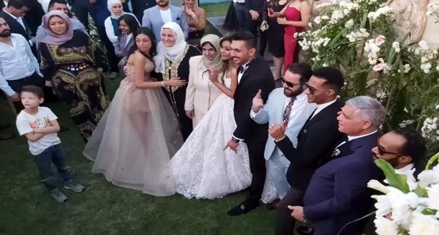 حفل زفاف شقيقة محمد رمضان