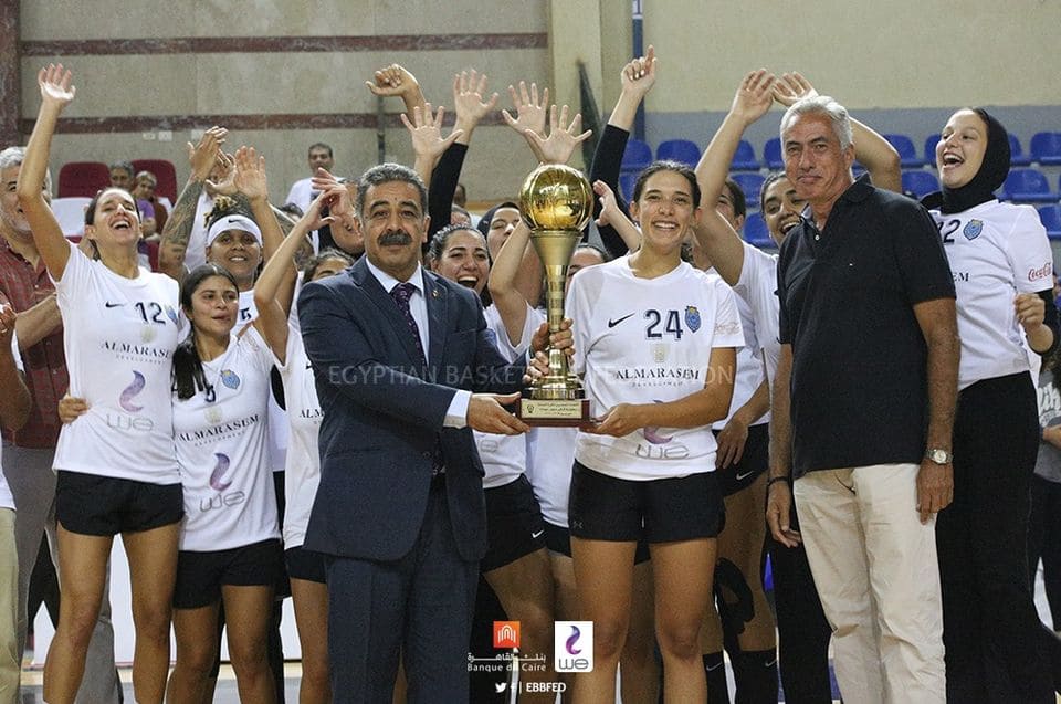 تتويج فريق نادى هليوبوليس بكأس مصر لكرة السلة سيدات 2020