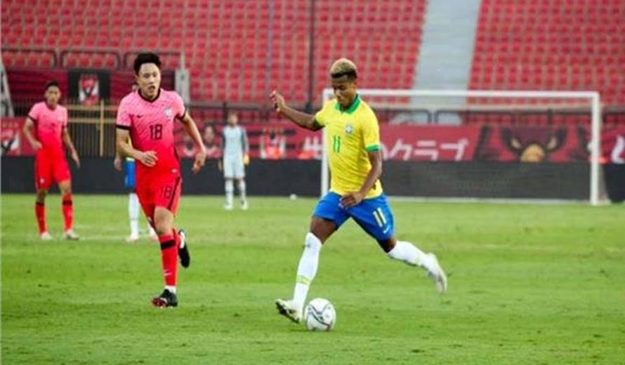 مباراة منتخب البرازيل وكورويا الجنوبية تحت 23 سنة