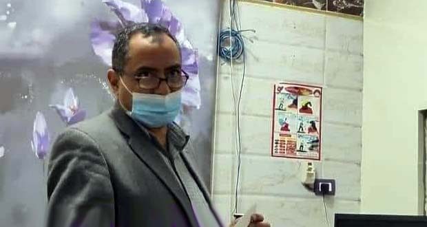 الدكتور نعيم ابو العيلة رئيس قسم الصدر بمستشفي المنزلة العام