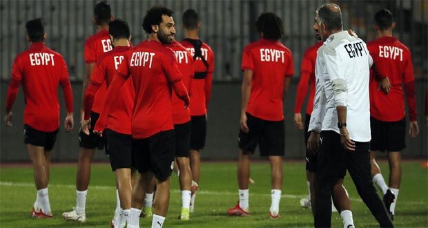 استعدادات مباراة منتخب مصر ونيجيريا
