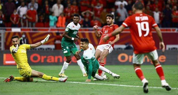 مباراة الاهلي والرجاء المغربي